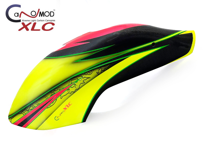 Canomod Carbon Canopy Goblin Black Thunder - Abstract design