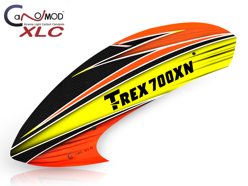 Brushblur - T-REX 700XN FULL CARBON Canopy