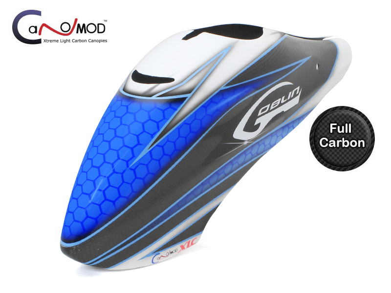 Blue Eyes - Goblin 380 FULL CARBON Canopy