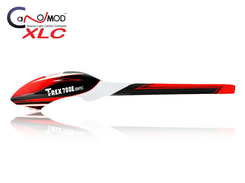 Red Eyes - T-REX 700E Fuselage FULL CARBON