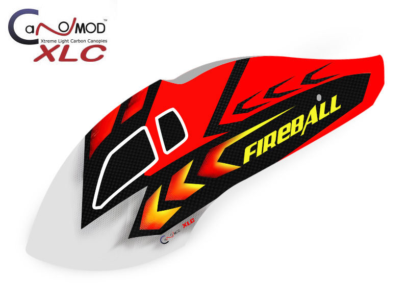 Speed Racing - Goblin Fireball FULL CARBON Canopy