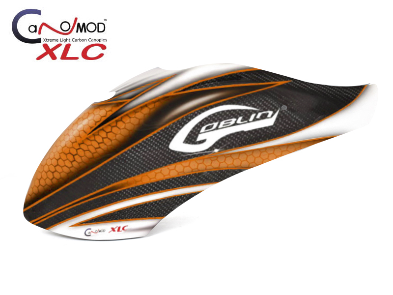 Orange Eyes - Goblin 500 Sports FULL CARBON Canopy
